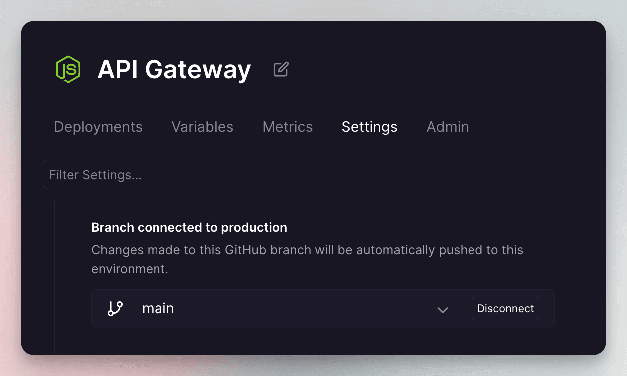 Screenshot of GitHub Integration
